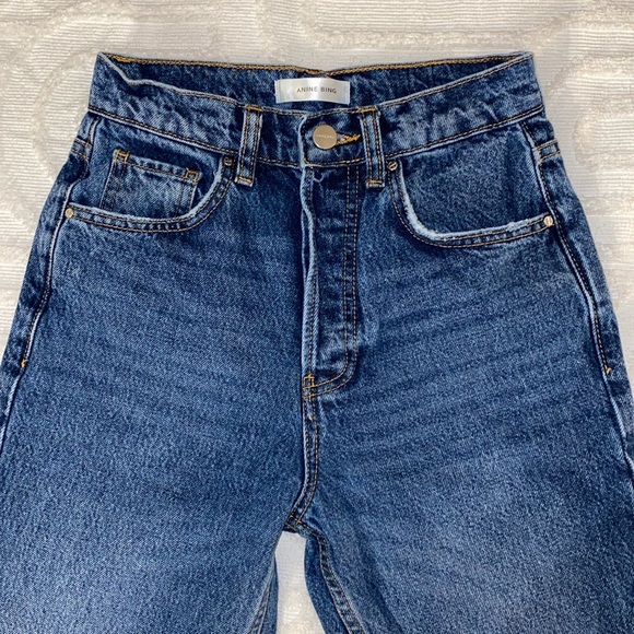 Anine Bing Sonya High Waist Slim Jeans - Picture 11 of 16